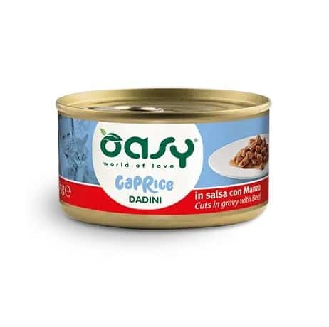 Oasy Caprice Cuts in gravy with Beef 85gr