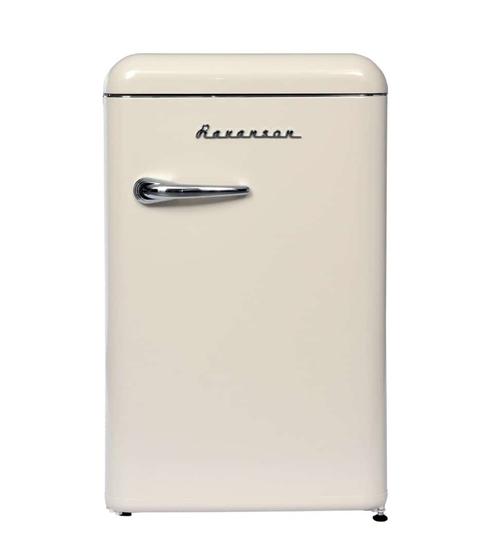 Lodówka Retro Ravanson LKK-120ERC (kremowy)