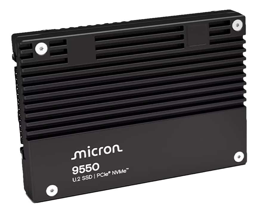 Dysk SSD Micron 9550 PRO 7.68TB U.2 (15mm) NVMe Gen5 MTFDLAL7T6THA-1BK1DABYYR (DWPD 1)