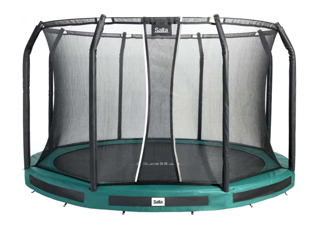 Trampolina Premium Ground Combo 427cm zielona