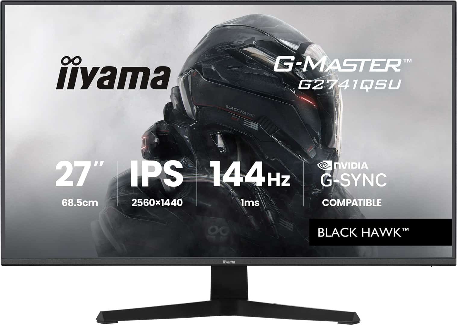 MONITOR IIYAMA LED IPS 27" G2741QSU-B1 Black Hawk 144Hz