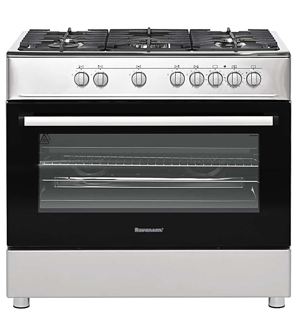 Kuchnia gazowo elektryczna Ravanson KWGE-K90A Cheff (inox)