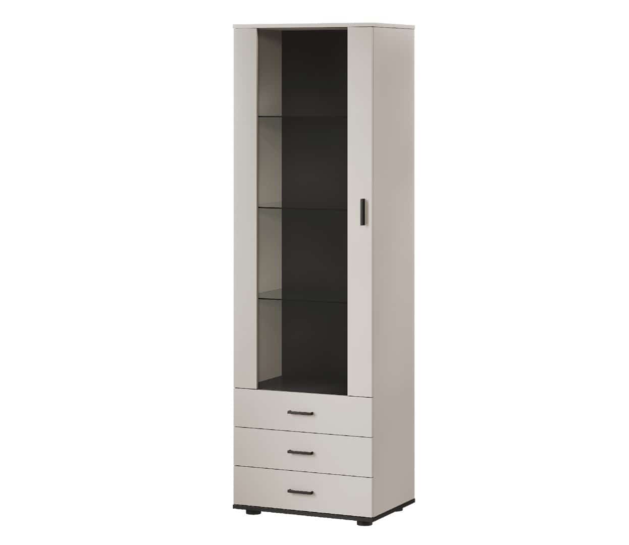 Witryna S1 SOHO 60x41x192 kaszmir+ czarny