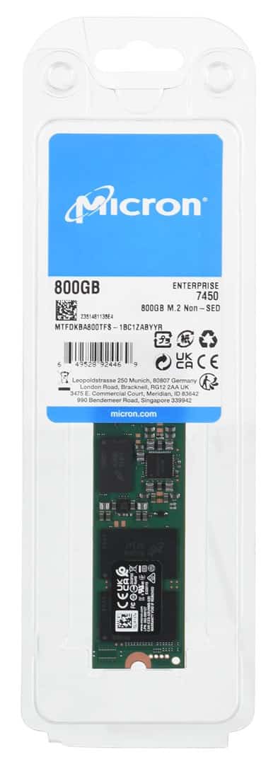 Dysk SSD Micron 7450 MAX 800GB M.2 NVMe Gen4
