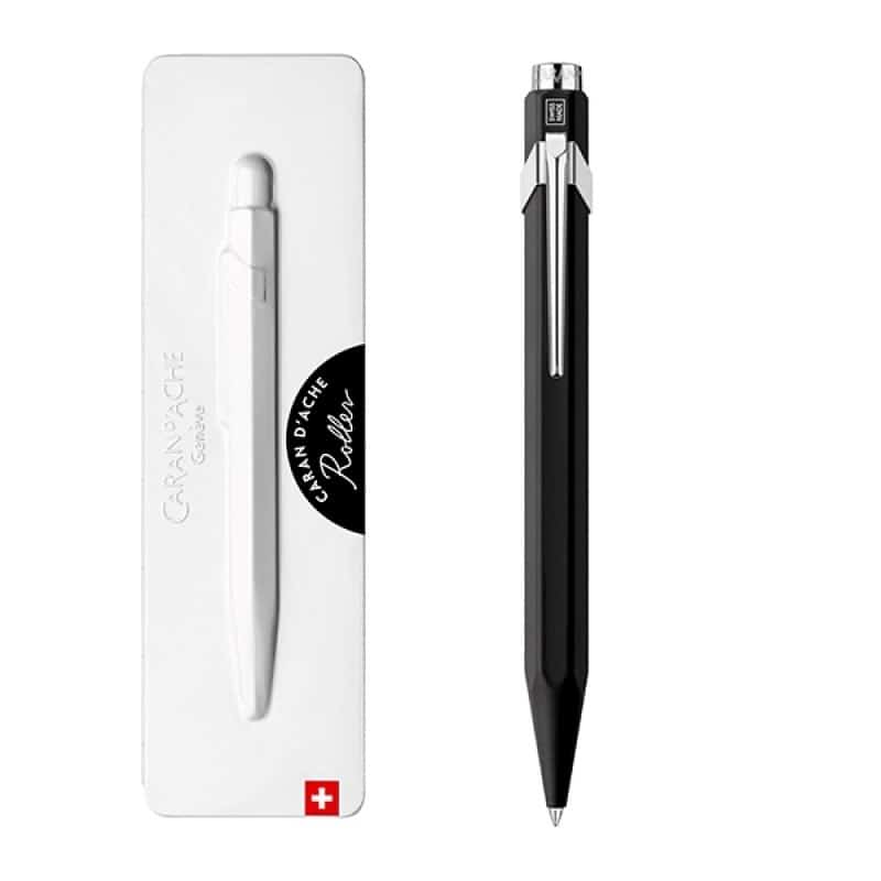 Caran d’Ache Pióro kulkowe 849, w pudełku, kolor czarny matowy.