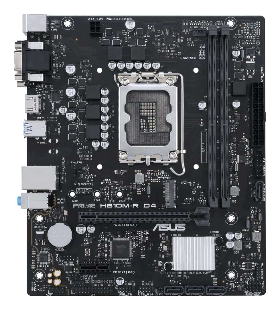 Płyta główna Asus PRIME H610M-R D4-SI LGA 1700