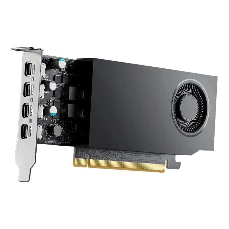 PNY NVIDIA A400 4GB GDDR6, Low Profile, 4 x mDP 1.4a