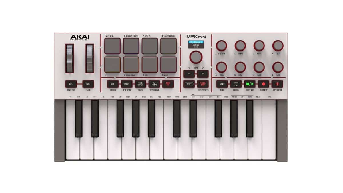 AKAI MPK MINI 4 WHITE - Mini Klawiatura Sterująca