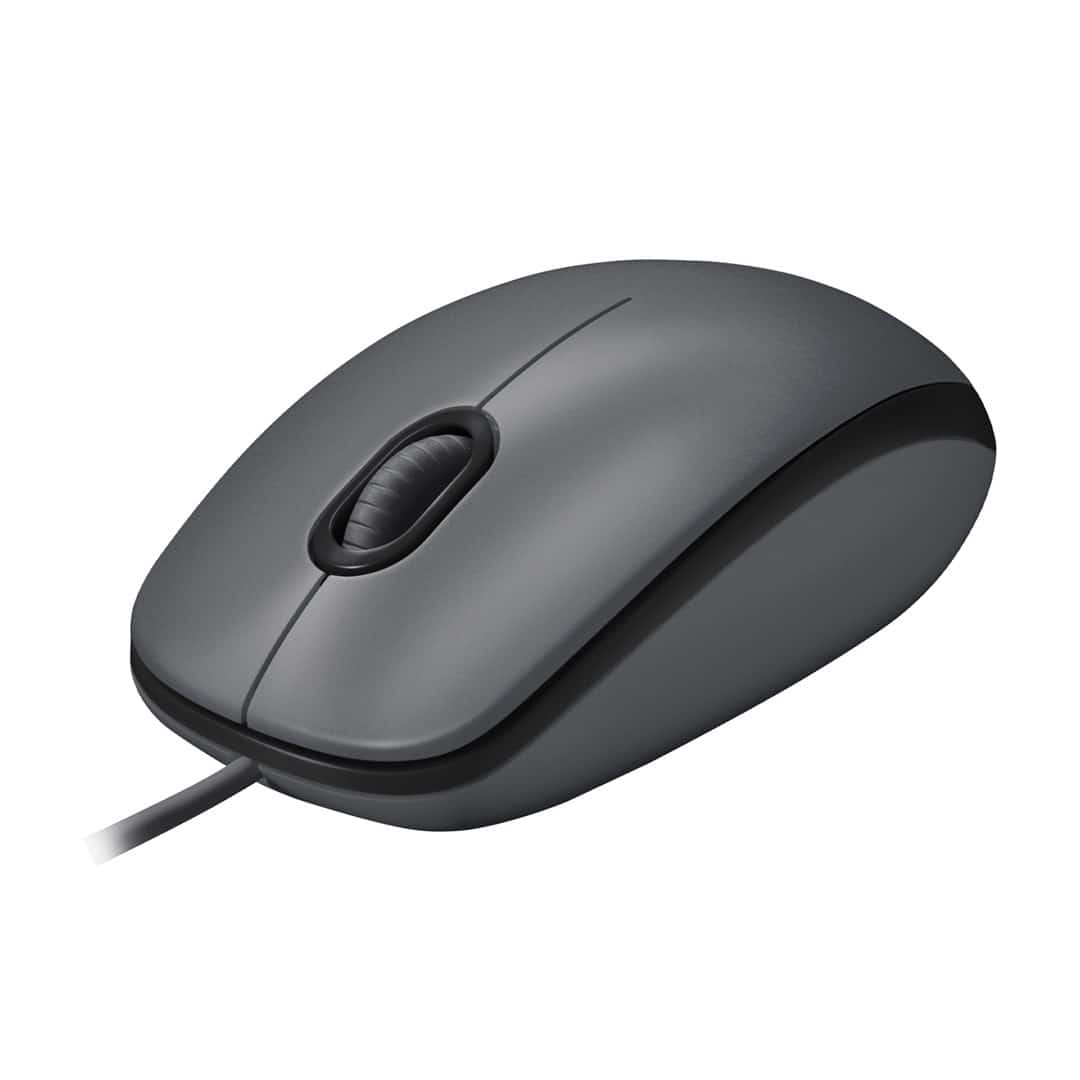 Mysz Logitech M100 Black - Oburęczna