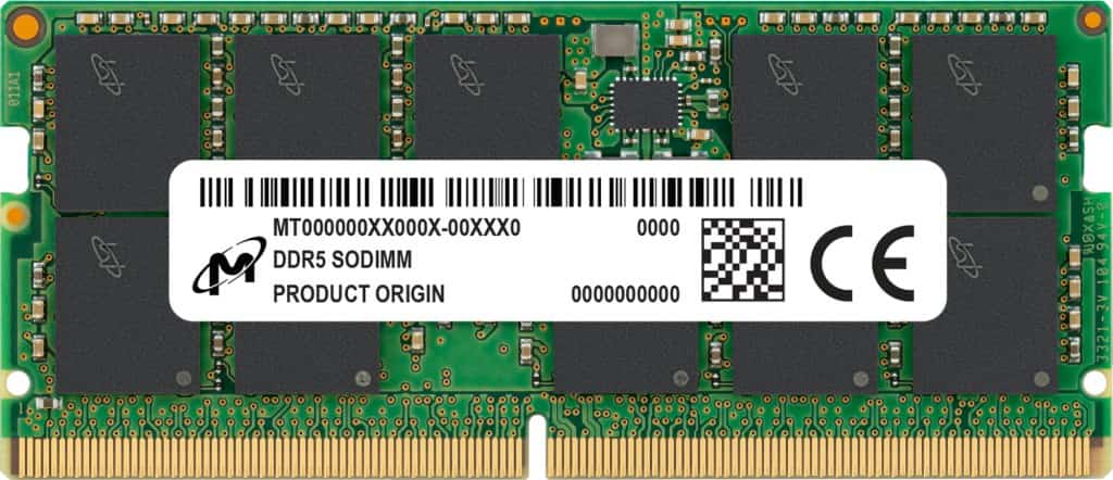 Micron SO-DIMM ECC DDR5 32GB 4800MHz