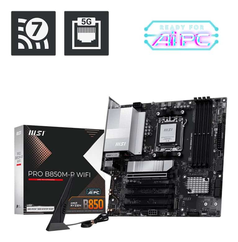 Płyta główna MSI PRO B850M-P WIFI Socket AM5