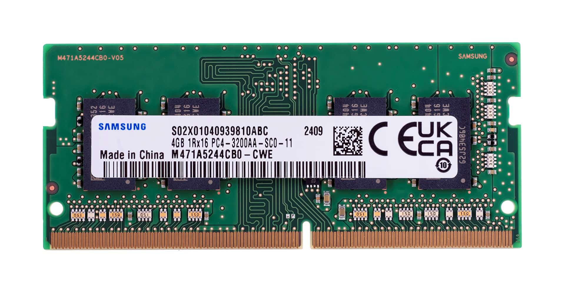 Samsung SO-DIMM 4GB DDR4 3200MHz