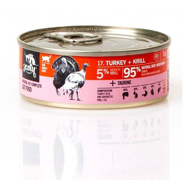 3Coty TURKEY + KRILL for Adult cats 80g