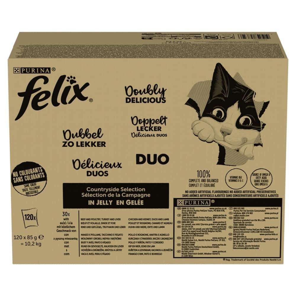 PURINA FELIX FANTASTIC DUO Mix 120x85g