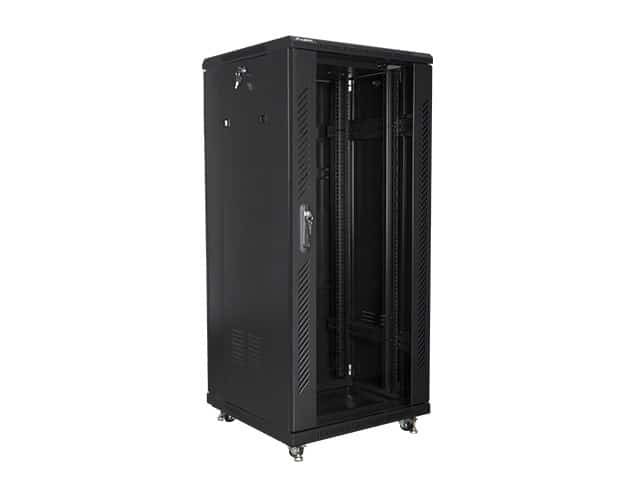 Szafa rack Lanberg FF01-6627-12B, 27U, czarna
