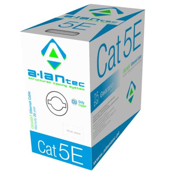 ALANTEC Kabel sieciowy U/UTP kat.5e PVC 305m