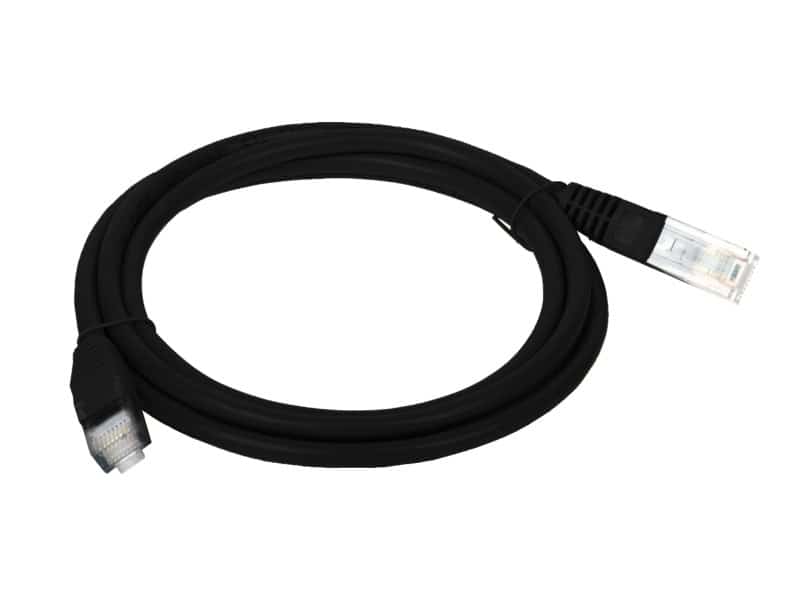 Patchcord UTP A-LAN KKU5CZA0.5 (RJ45 - RJ45 ; 0,50m; UTP; kat. 5e; kolor czarny)