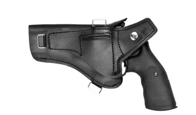 Kabura skórzana do rewolwerów 4,5'' regulowana