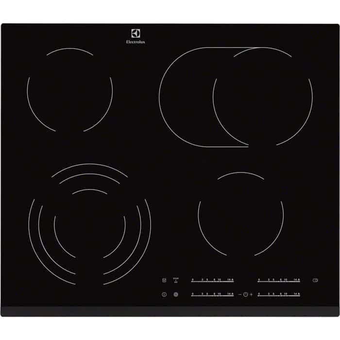Płyta ceramiczna Electrolux EHF6547FXK (4 pola grzejne; kolor czarny)