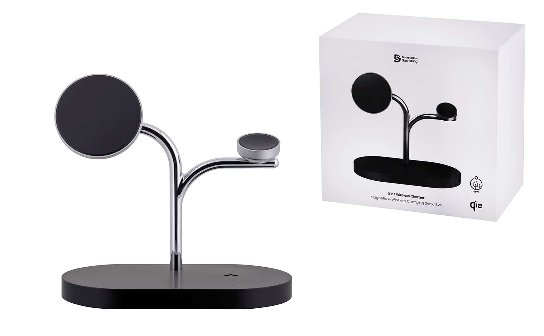 Samsung Universal Wireless Charger (3-in-1), Black