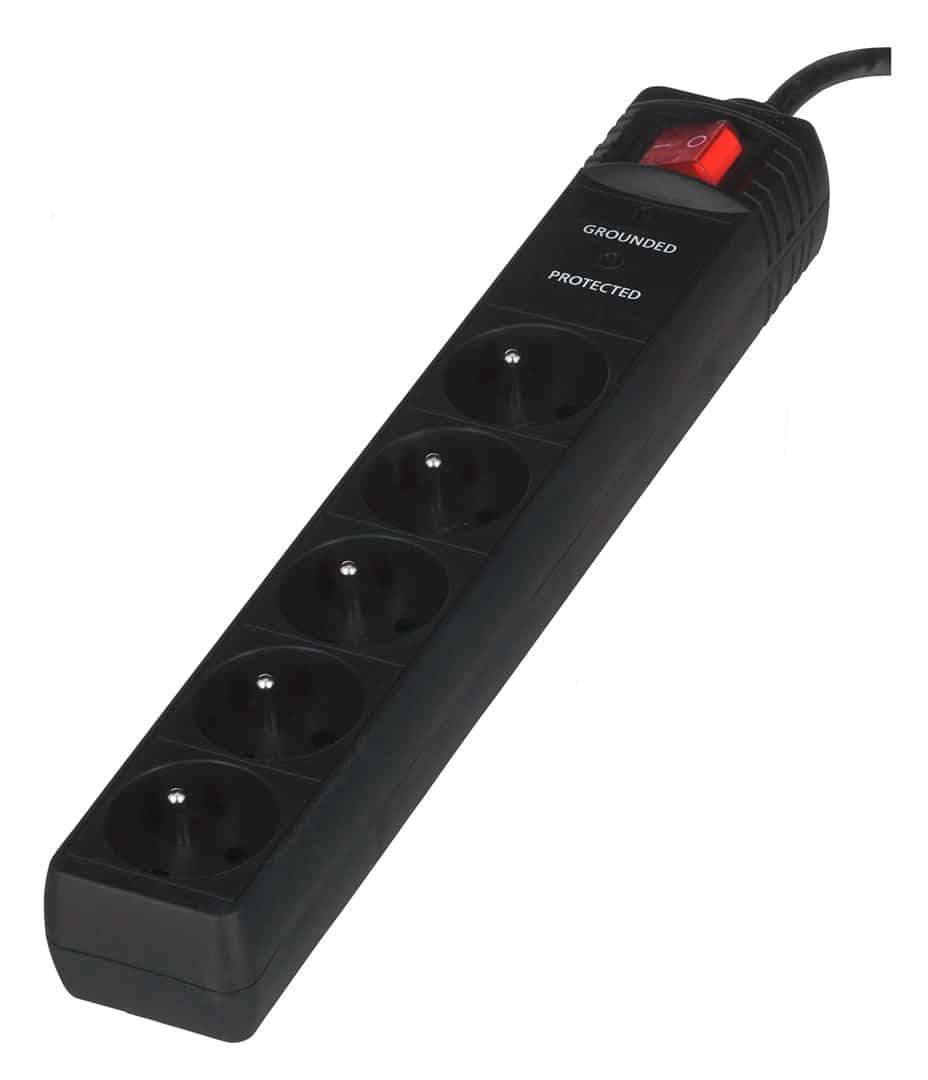 Listwa zasilająca ENERGENIE SPF5-C-5 (5 x UTE; 1,5m; kolor czarny)