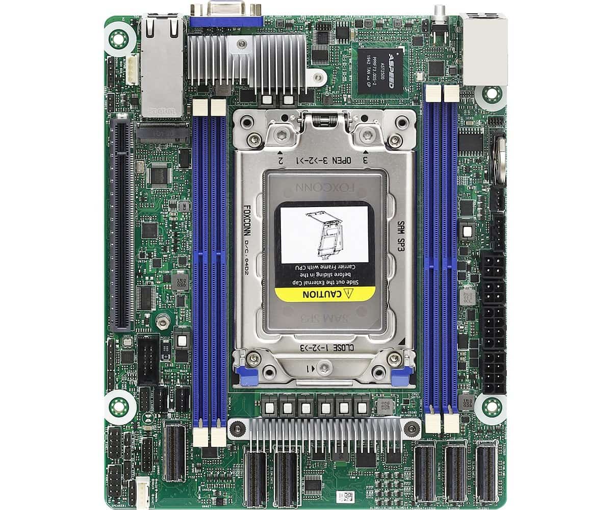 Płyta główna ASRock ROMED4ID-2T 1x SP3 AMD Epyc 7000 SoC (SATA, NVMe, 1xM.2, 2x10GbE, IPMI)
