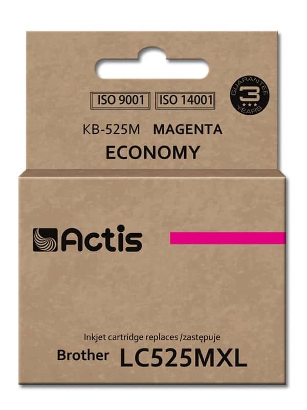 Actis KB-525M Tusz Zamiennik Brother LC525M, 15ml, Czerwony