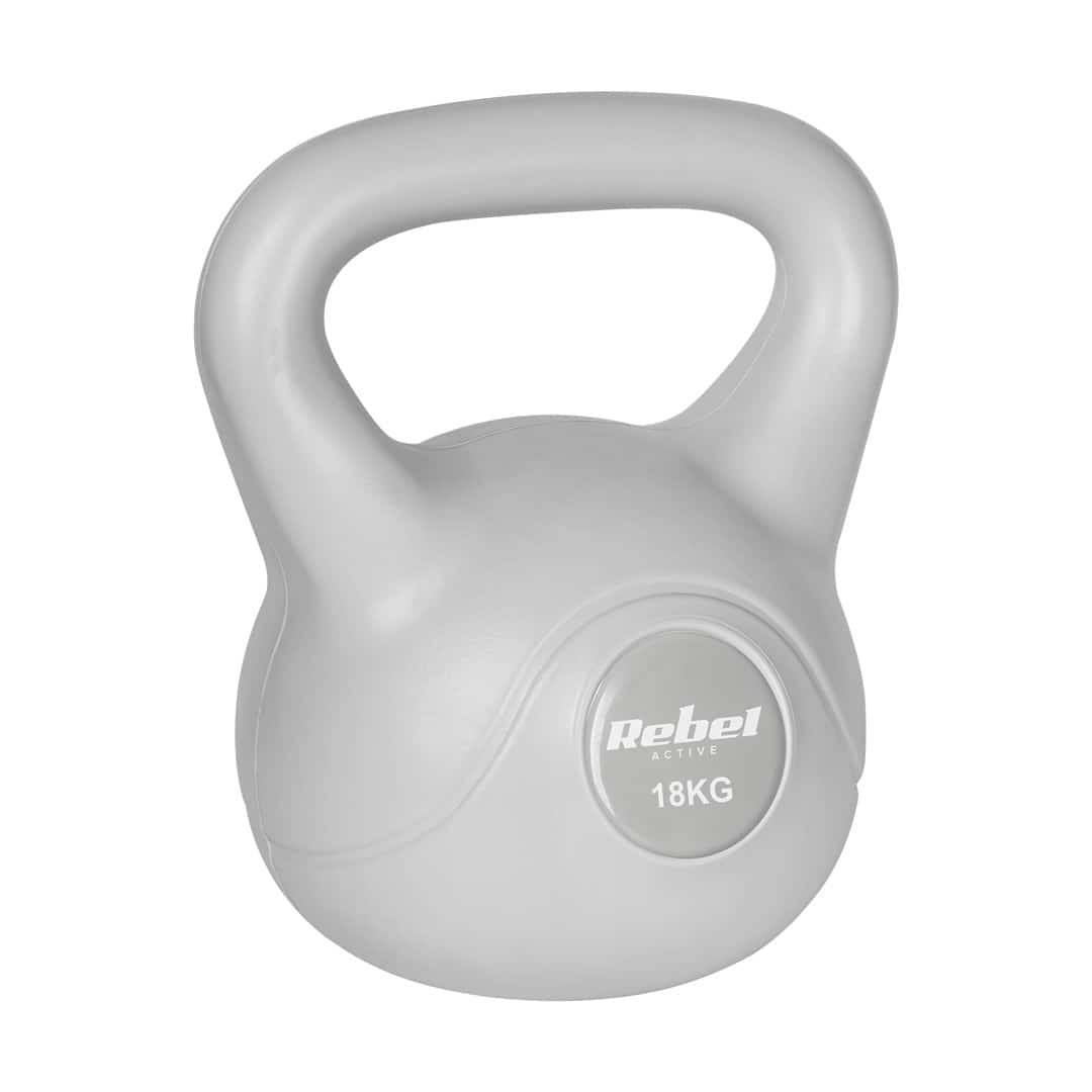 REBEL ACTIVE KETTLEBELL BITUMICZNY 18 KG SZARY