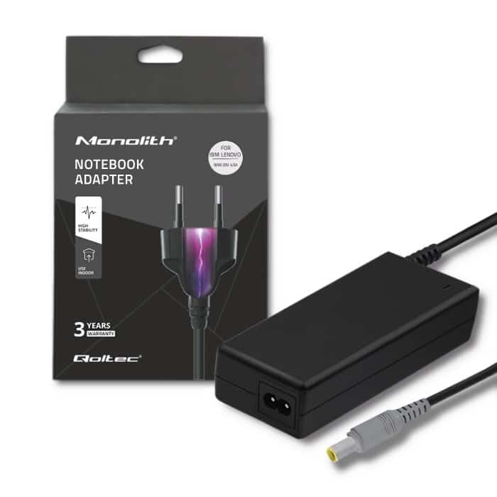 Zasilacz Qoltec 90W do notebooków IBM, Lenovo