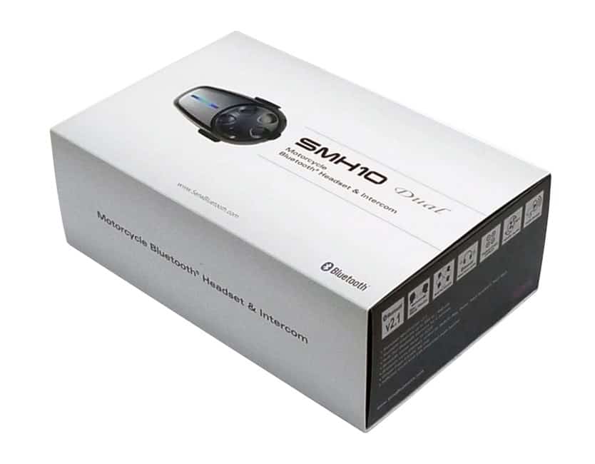 Interkom Motocyklowy Sena SMH10D-10 Bluetooth 3.0 900M z mikrofonem na pałąku, zestaw na 2 kaski