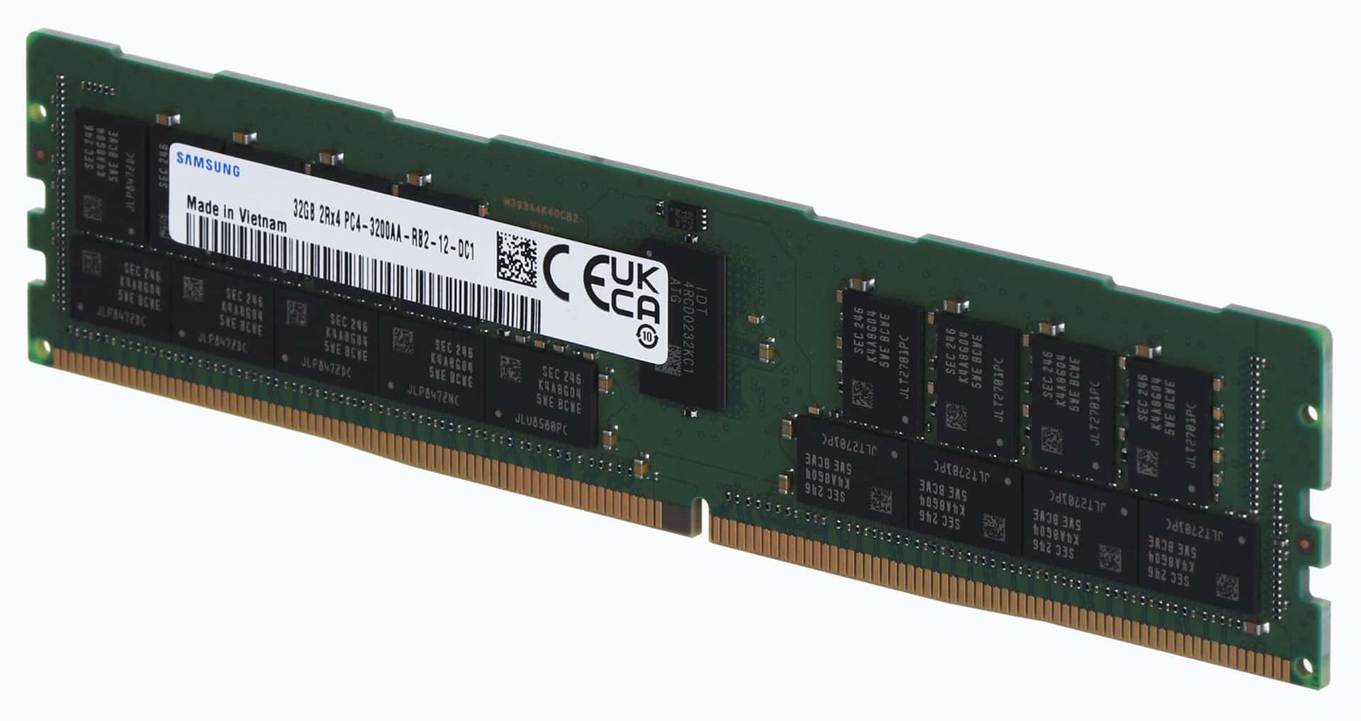 Samsung RDIMM 32GB DDR4 3200MHz ECC Registered