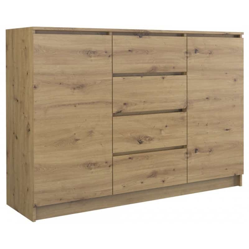 KOMODA 2 DRZWI 4 SZUFLADY ARTISAN Nowoczesna