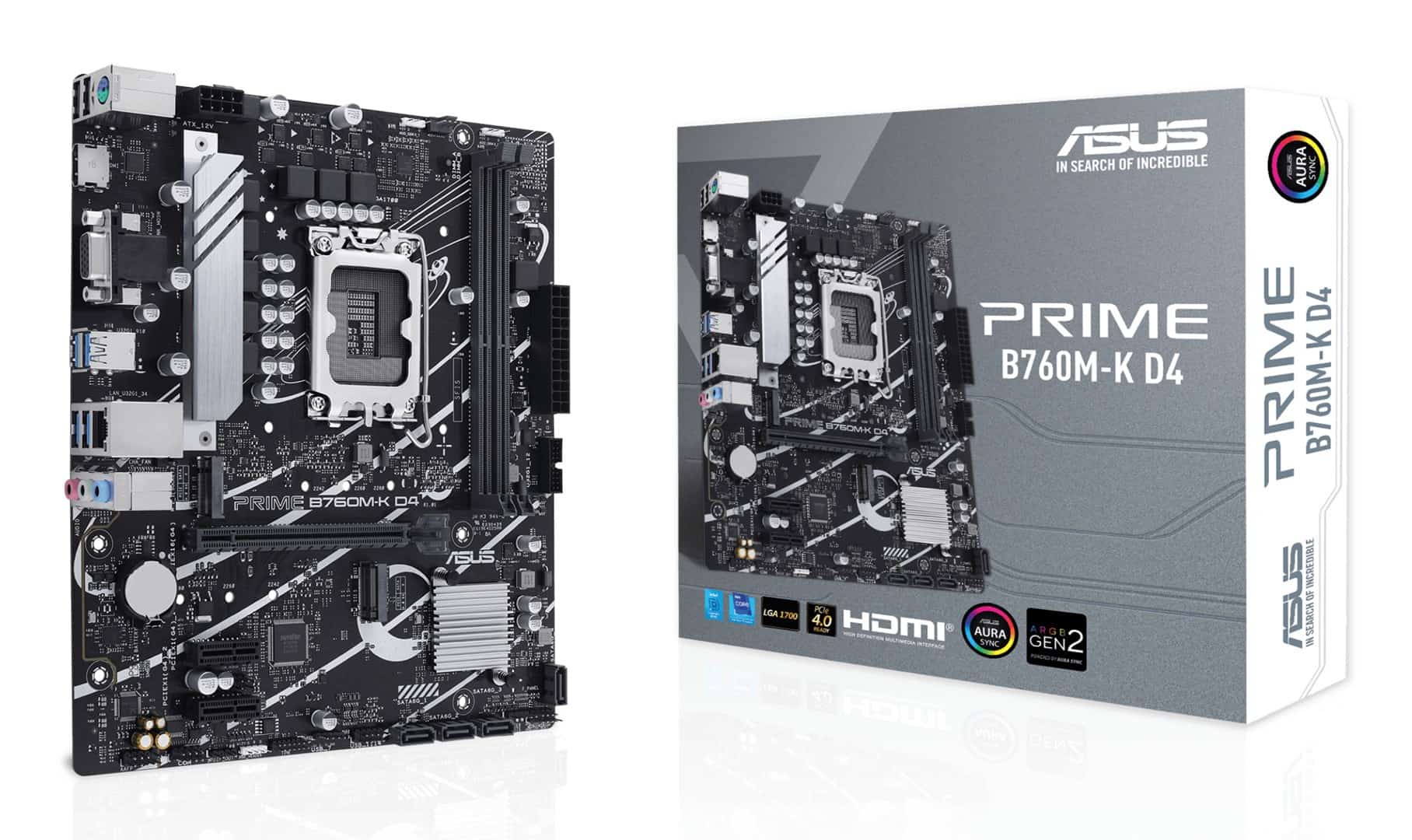 Płyta główna ASUS PRIME B760M-K D4 Socket 1700
