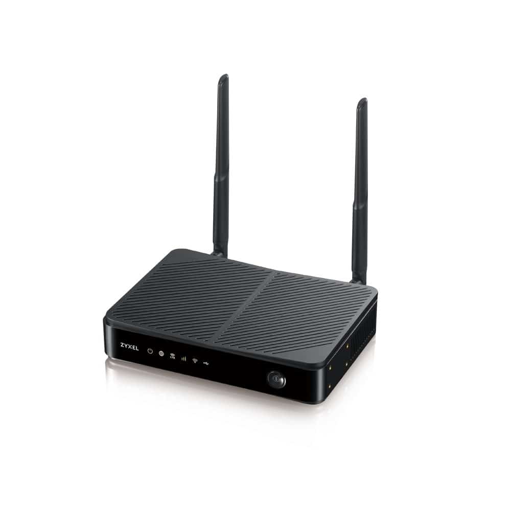 Router Wi-Fi 5 4G LTE Zyxel LTE-3301PLUS-EU0102F CAT.6 Indoor Standalone/Nebula z Licencją Nebula Pro 1 ROK, AC1200 WiFi, 4x GB LAN