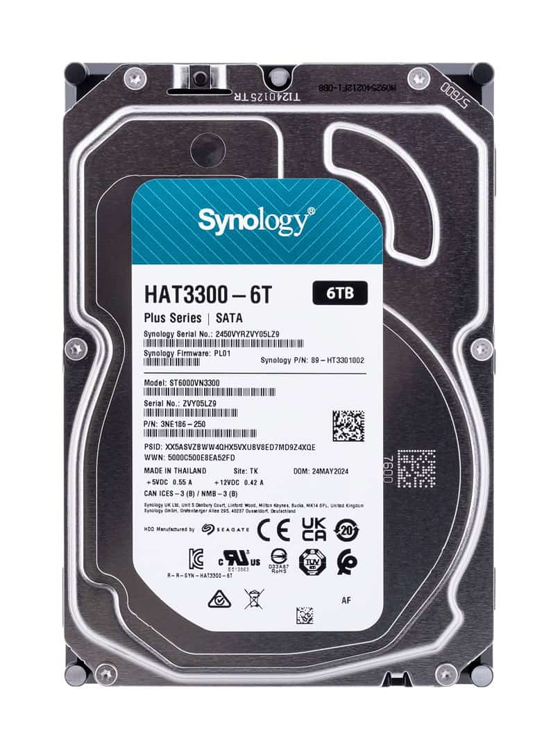 Synology HDD Plus Series 6TB 3.5" SATA