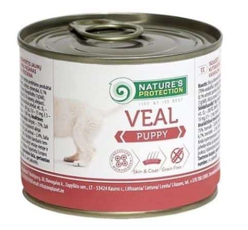 Nature's Protection Puppy Veal 200g  dog food