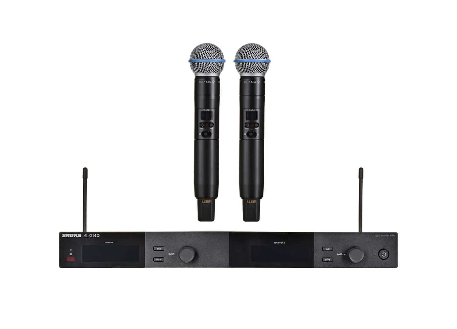 Shure SLXD24DE/B58-G59 - Podwójny system bezprzewodowy