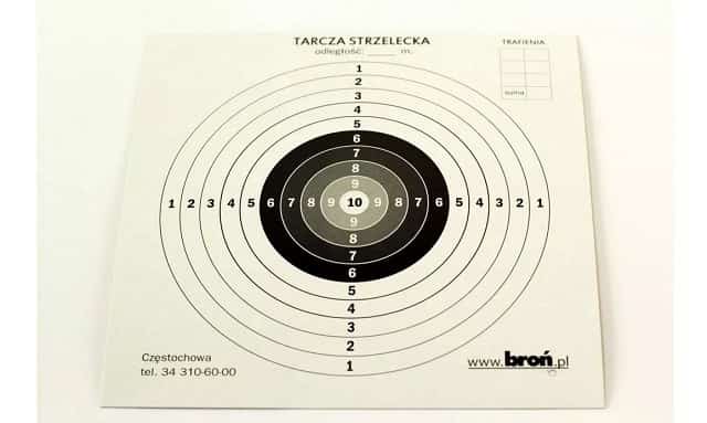 Tarcze papierowe 14x14 cm 100 szt.