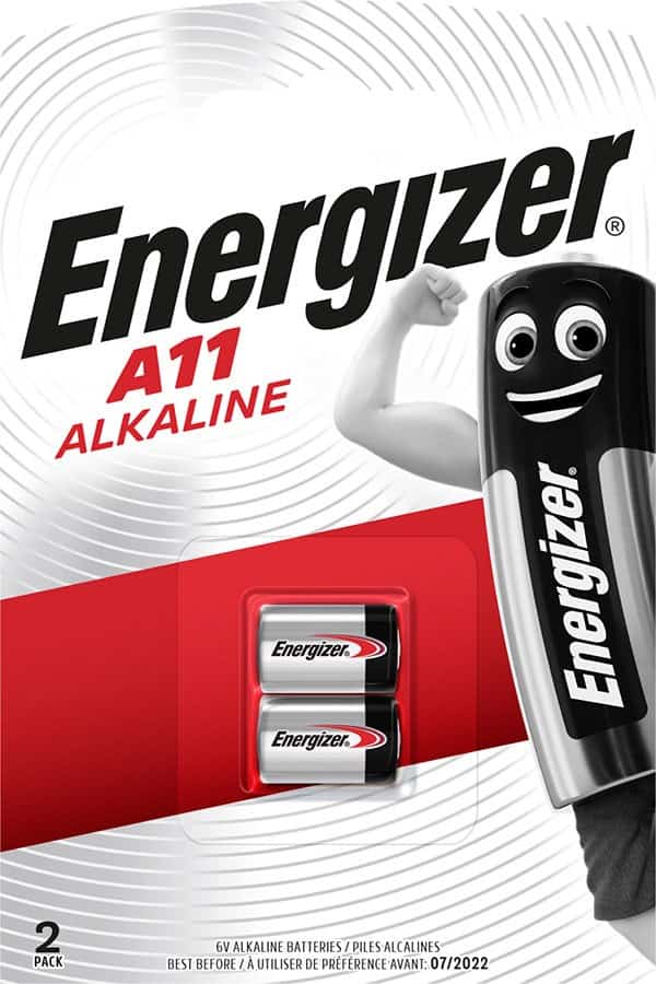 ENERGIZER BATERIE SPECJALISTYCZNE ALKALINE E 11A A11  6V 2 SZTUKI