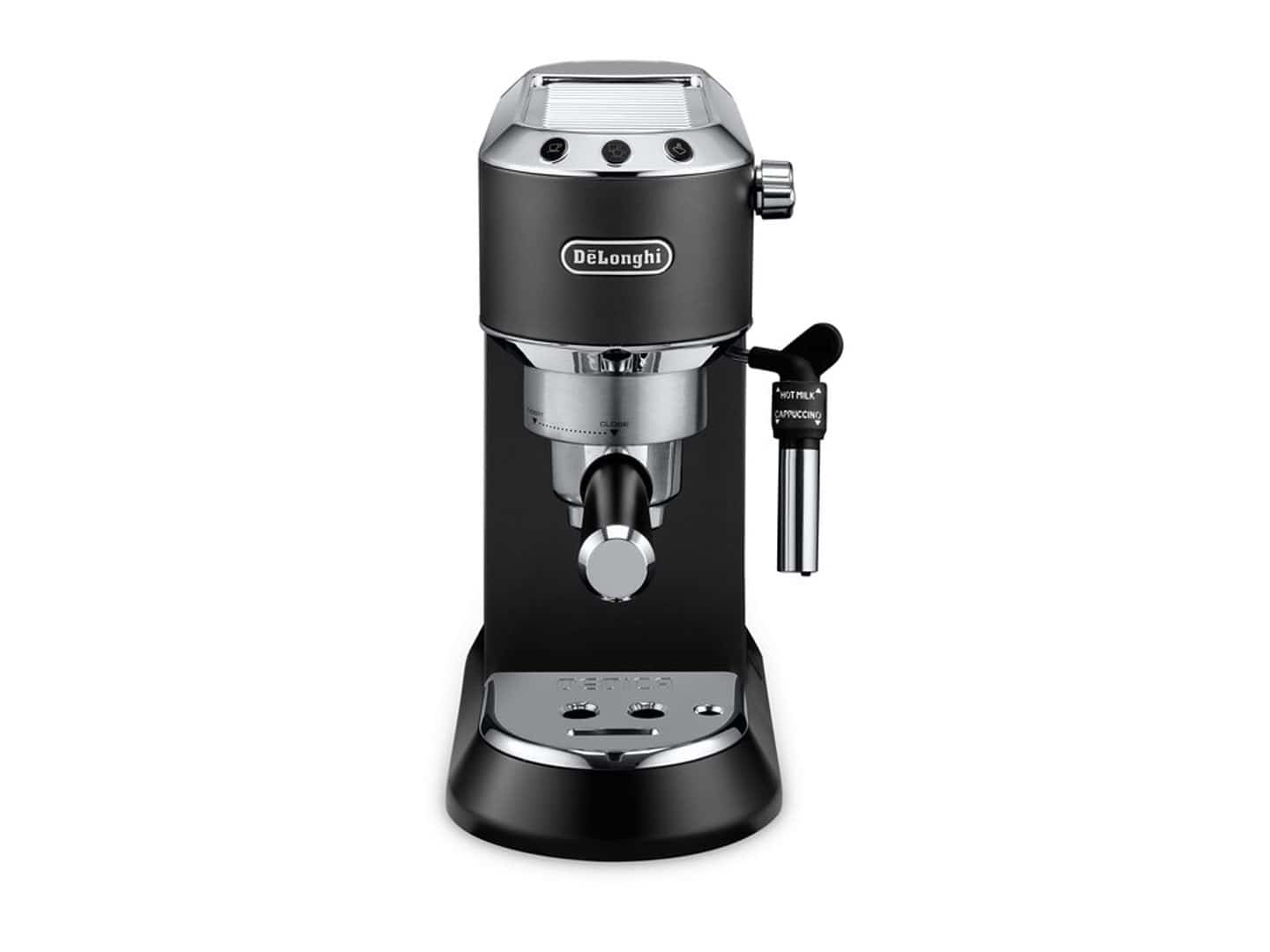 Ekspres ciśnieniowy DeLonghi Dedica Style EC 685.BK (1350W; kolor czarny) (WYPRZEDAŻ)