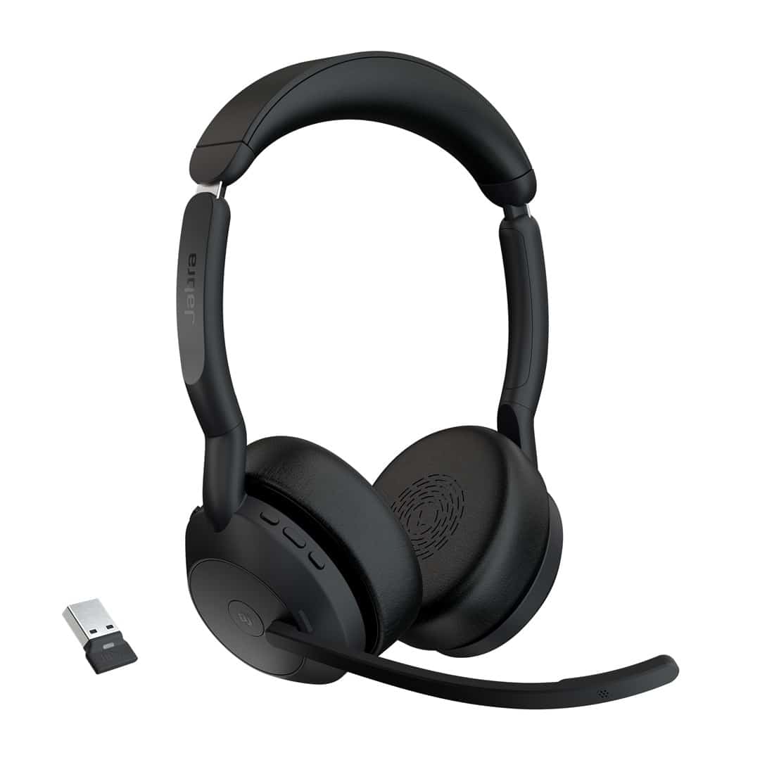 Słuchawki nauszne bezprzewodowe Jabra Evolve2 55 MS Stereo