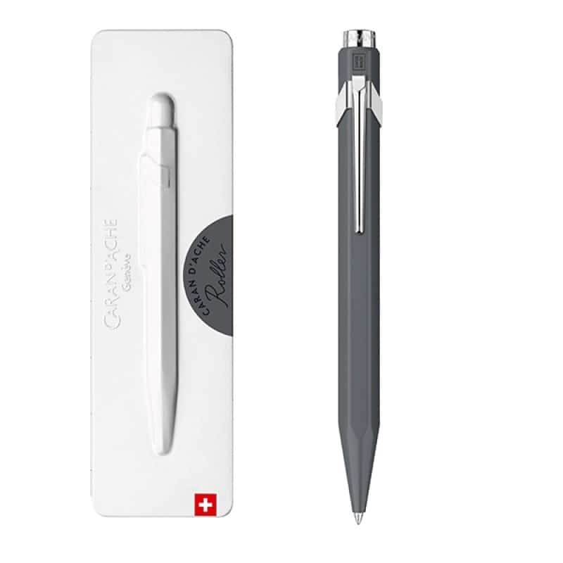 Caran d’Ache Pióro kulkowe 849, w pudełku, kolor szary.