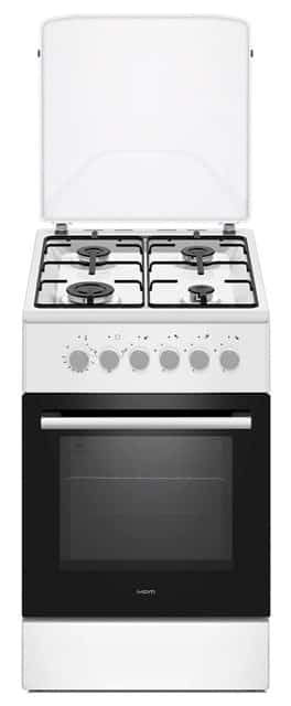 Kuchnia gazowo-elektryczna MPM-56-KGE-03 Biała