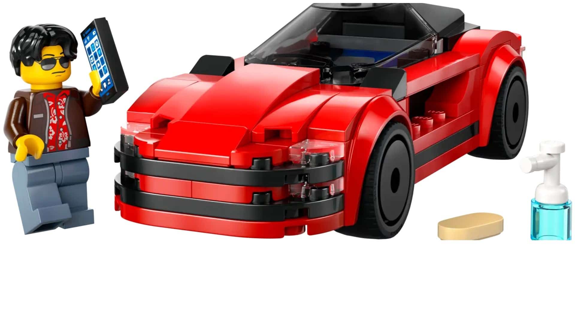 LEGO City 60448 - Czerwony samochód sportowy