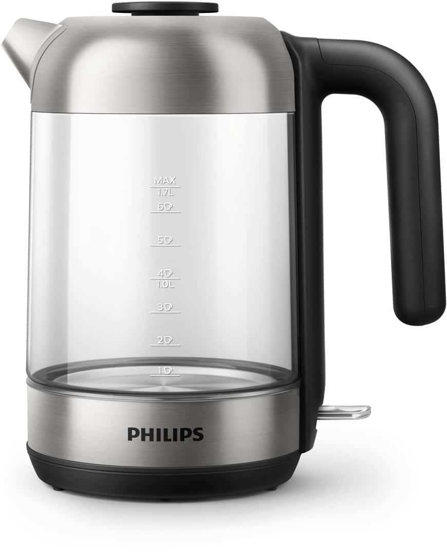 Czajnik elektryczny PHILIPS HD 9339/80, 1,7 l, czarny, stal nierdzewna, 2200 W