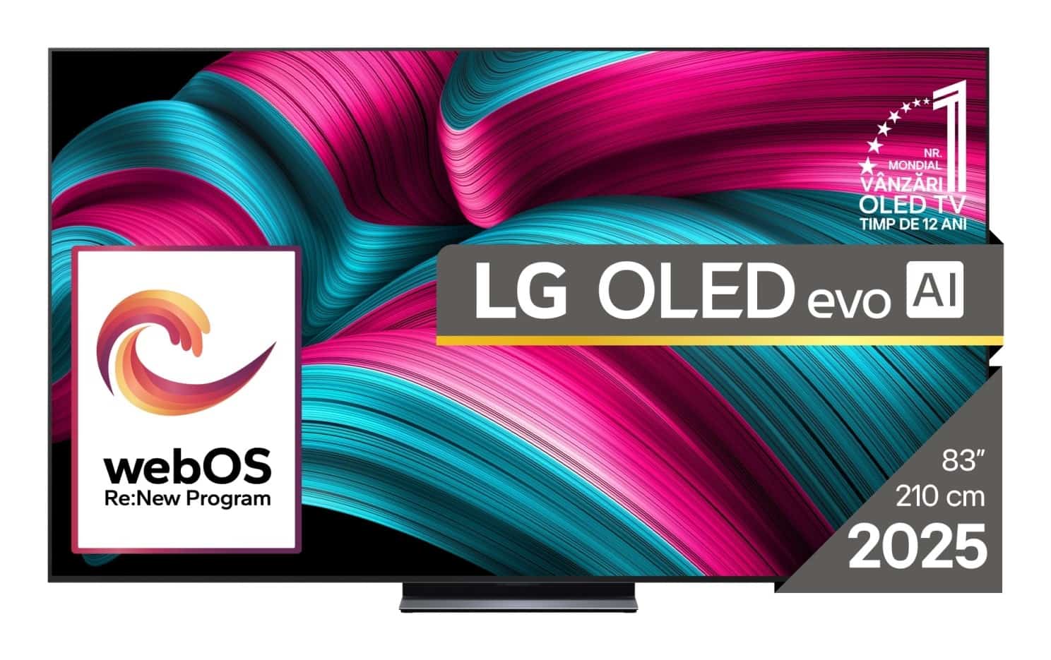Telewizor LG OLED83C51LA OLED EVO 83'' 4K Ultra HD 144Hz WebOS Dolby Atmos Czarny