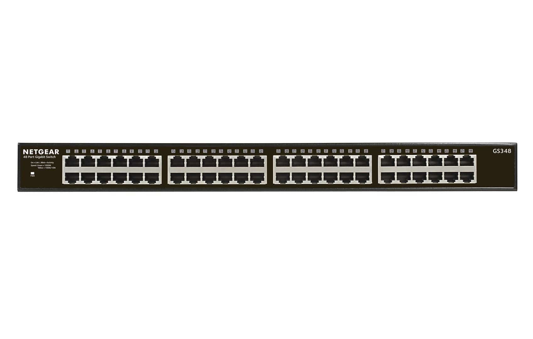 Switch Netgear GS348-100EUS 48p Unmanaged Gigabit