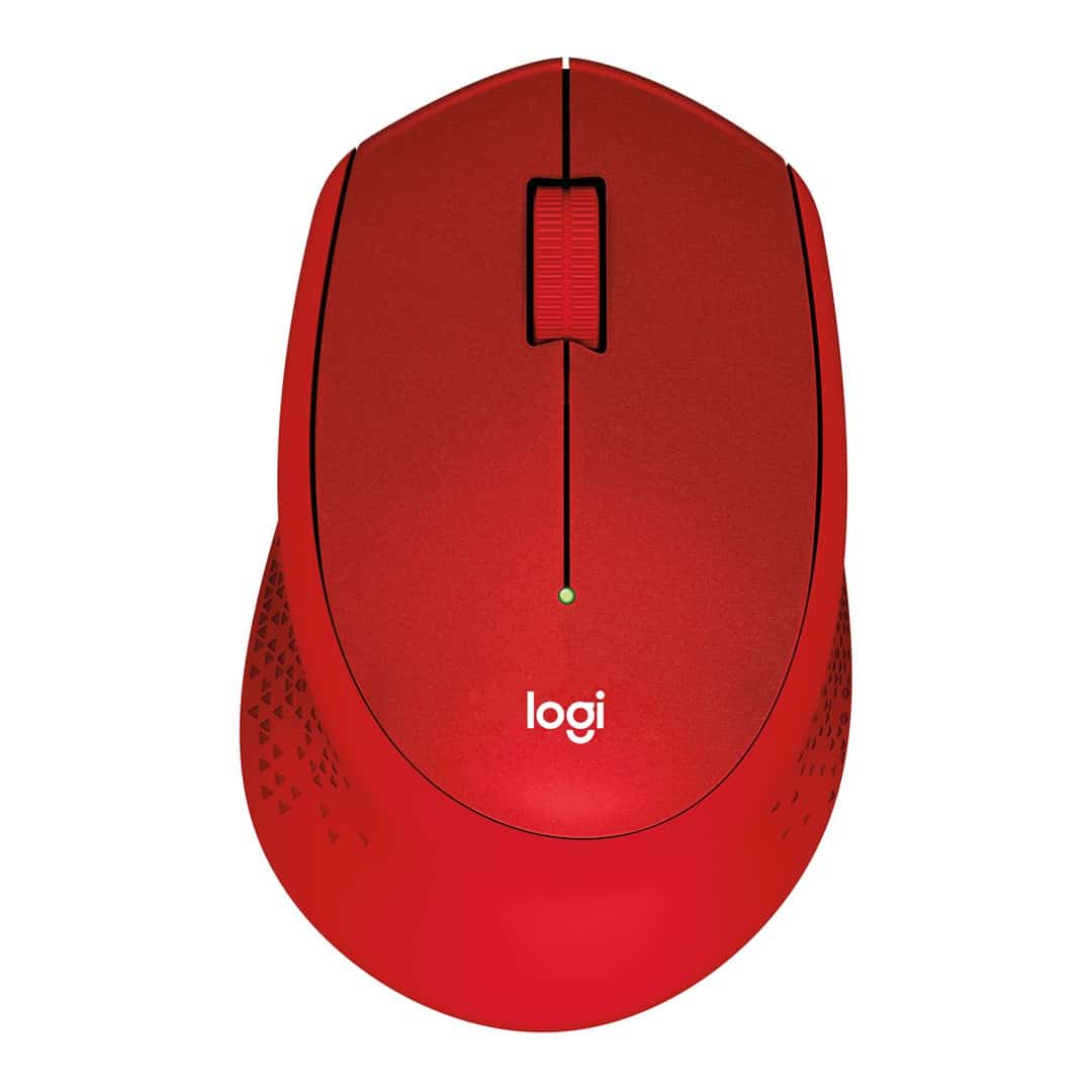 Mysz Logitech M330 Czerwona Praworęczna
