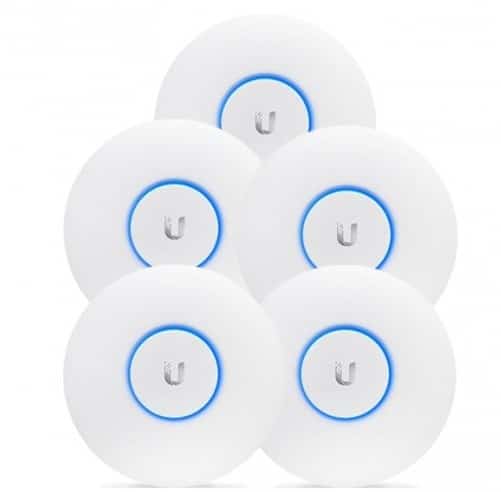 Access Point Wi-Fi 5 Ubiquiti UniFi AC LR 2.4GHz(3x3)/5GHz(2x2) PoE/Passive24V 1x1G 5pak