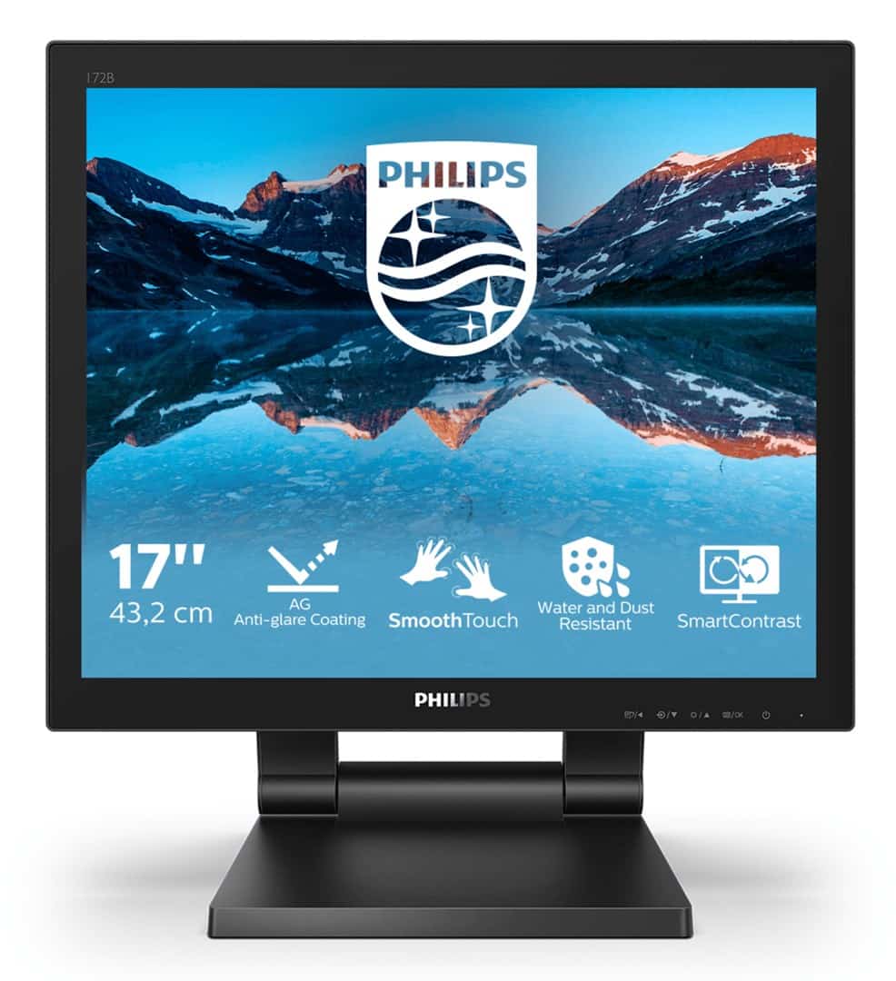 MONITOR PHILIPS LED 17" 172B9TL Touch Czarny IP65